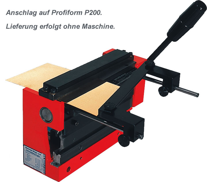 Profiform Anschlag beidseitig P320