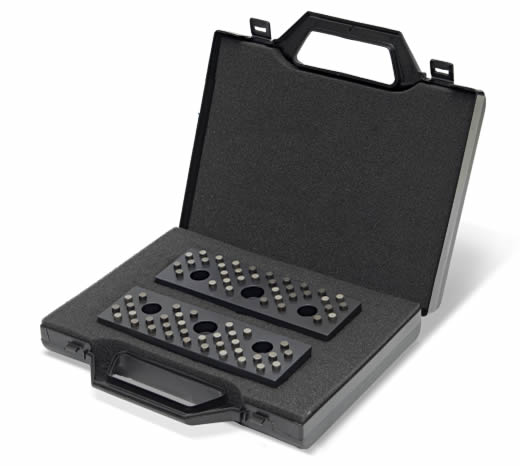 Flexbacke mit Positionierstiften auch als Satz lieferbar